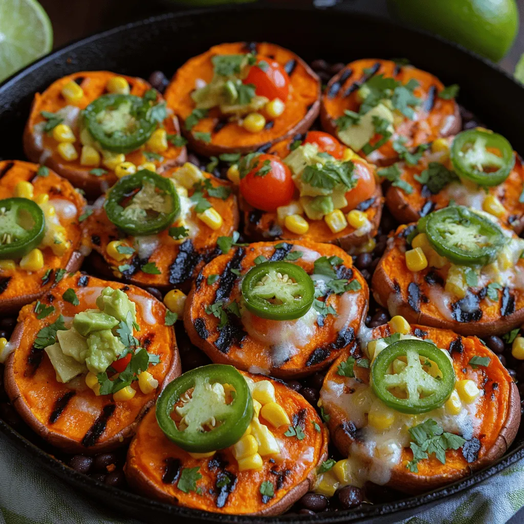 Nachos have become synonymous with snack culture, beloved by many for their versatility and indulgent flavor. Whether served at parties, game nights, or as a quick weeknight dinner, nachos offer a canvas for endless creativity. Traditional nachos, often made with tortilla chips, cheese, and various toppings, are a staple in many households. But what if we could elevate this beloved dish by incorporating a healthier twist? Enter Fiery Fire-Grilled Sweet Potato Nachos—a delicious alternative that swaps out conventional chips for sweet potatoes, resulting in a dish that is both nutritious and tantalizingly flavorful.