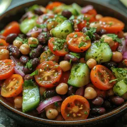 As the sun shines brighter and temperatures rise, the allure of summer salads becomes undeniable. These vibrant dishes not only provide a welcome reprieve from the heat but also allow for creativity in the kitchen using fresh, seasonal ingredients. Summer salads are the perfect way to embrace healthy eating while enjoying the abundance of flavors that the season has to offer. Among the myriad of options, the Refreshing Summer Bean Fiesta Salad stands out as a delightful choice that combines nutrition, flavor, and versatility.