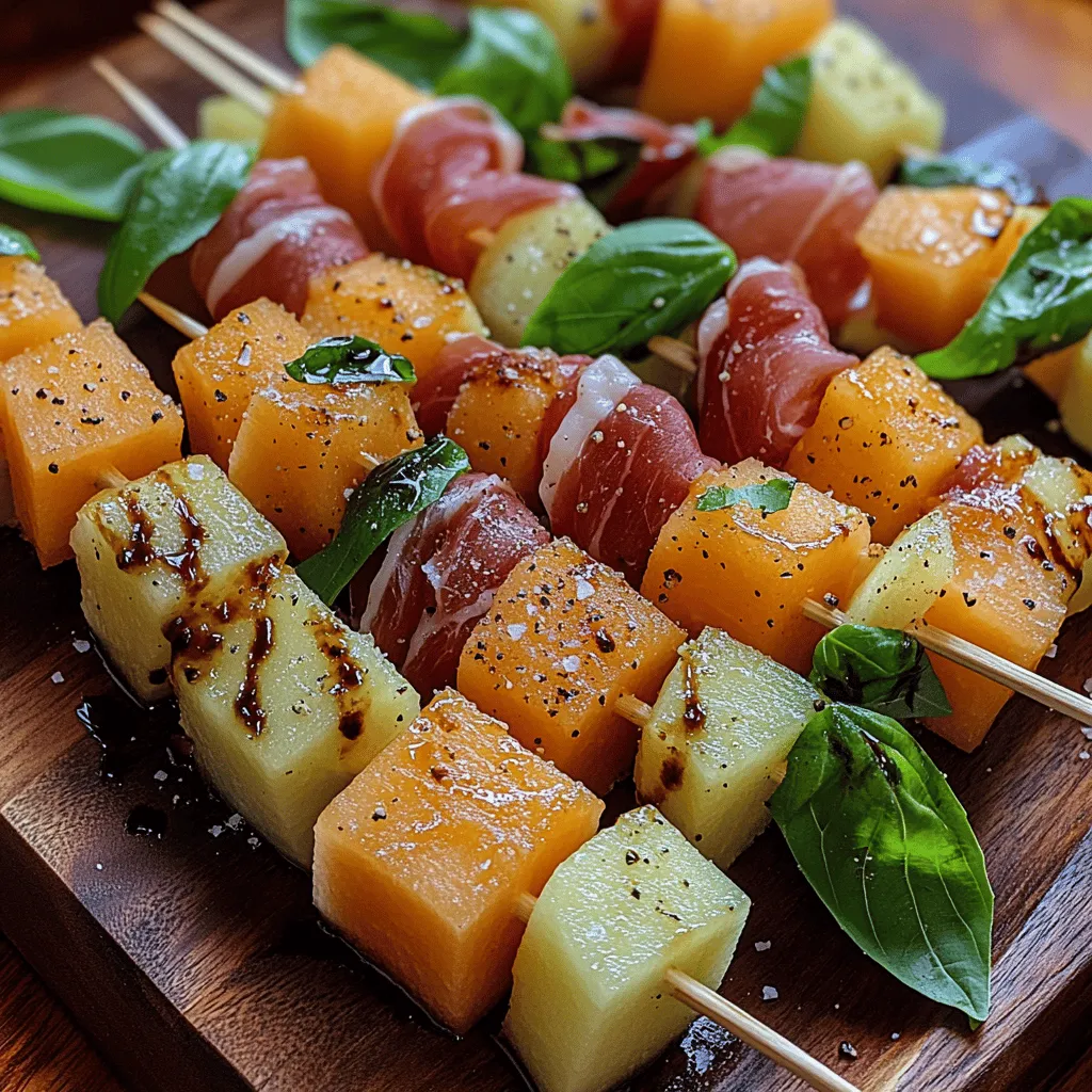As the sun shines brighter and the temperatures rise, our cravings shift towards light, refreshing dishes that celebrate the season. One such dish that perfectly embodies the essence of summer is the Sweet & Savory Melon & Prosciutto Skewers. This delightful appetizer combines the sweet juiciness of ripe melons with the savory, rich flavor of prosciutto, creating an irresistible bite that is sure to please any palate.