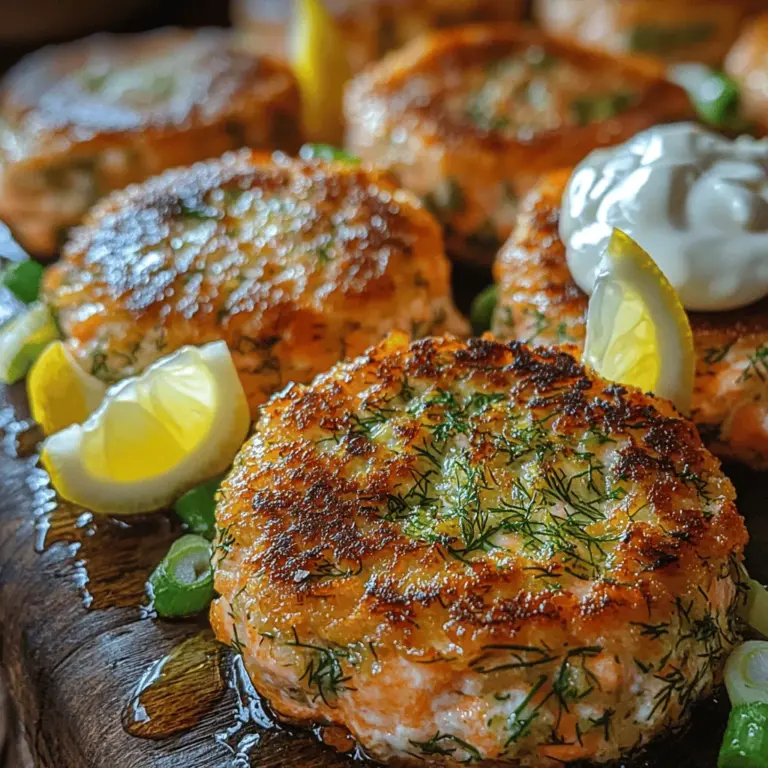 Salmon dishes have surged in popularity over the years, not only for their delectable taste but also for their numerous health benefits. With its rich flavor and versatility, salmon can be prepared in countless ways, from grilled fillets to hearty soups. Among the many delightful salmon recipes, Zesty Lemon Dill Salmon Patties stand out as a favorite for many home cooks. These patties are not only easy to prepare but also pack a punch with vibrant flavors that dance on the palate.