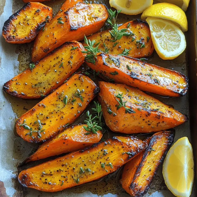 If you're looking for a vibrant and flavorful side dish that complements a variety of main courses, look no further than Maple Dijon Roasted Carrots. This recipe beautifully marries the natural sweetness of carrots with the tangy kick of Dijon mustard, resulting in a dish that's not only delicious but also visually appealing. Roasting enhances the carrots' sweetness while the glaze provides a delightful caramelization, making each bite an explosion of flavor.