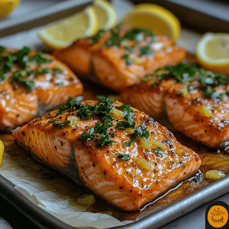 Welcome to the world of culinary delight with our Zesty Lemon Garlic Roasted Salmon. This dish beautifully marries the robust flavors of garlic and lemon with the rich, buttery taste of salmon, creating a meal that is not only delicious but also incredibly beneficial to your health. As more people become conscious of their dietary choices, salmon has emerged as a staple in many kitchens, and for good reason.