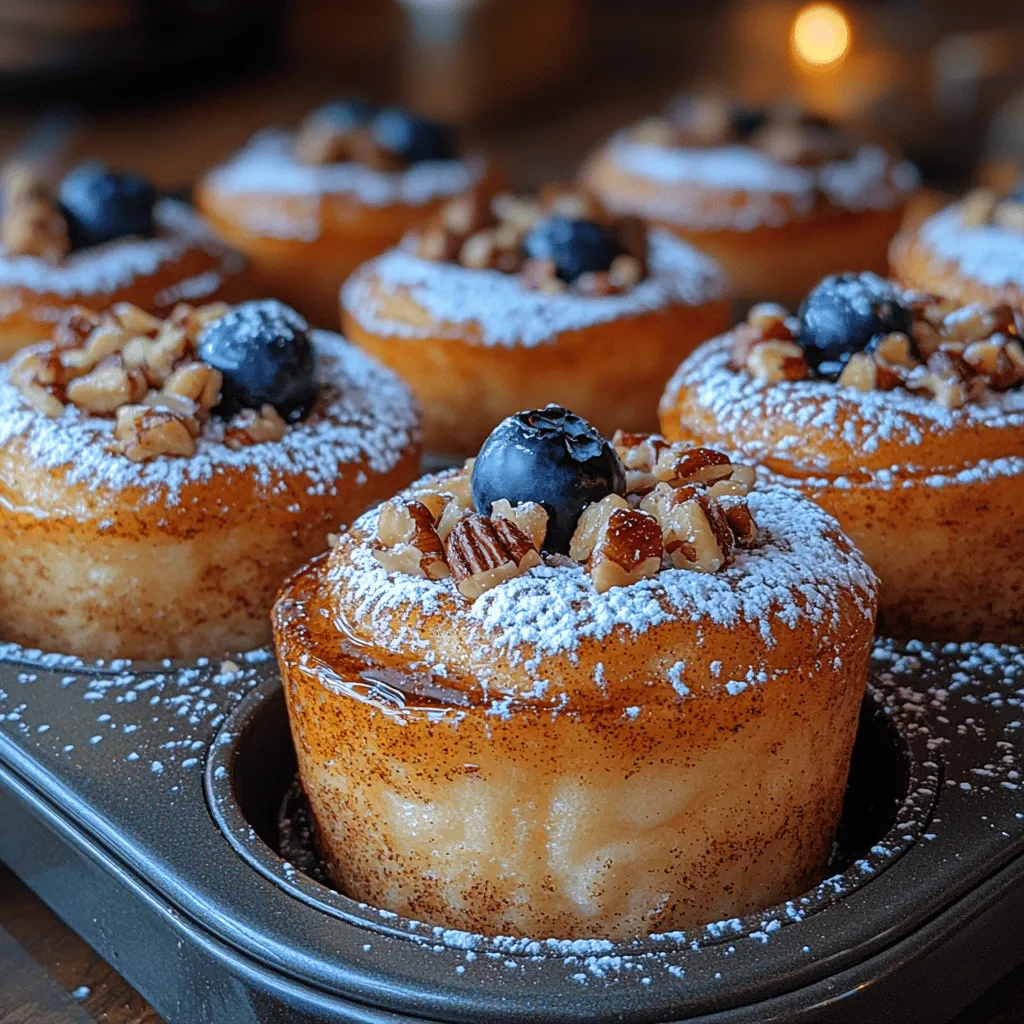 If you’re looking for a delightful twist on the classic French toast, then Baked Cinnamon French Toast Muffins are a must-try! These muffins capture all the comforting flavors of traditional French toast while offering a fun, portable format that's perfect for busy mornings or casual brunch gatherings. Imagine the warm aroma of cinnamon and sugar wafting through your kitchen as you bake these delicious treats. Not only are they a breeze to make, but they also provide an excellent opportunity to use up any stale bread you might have lying around.
