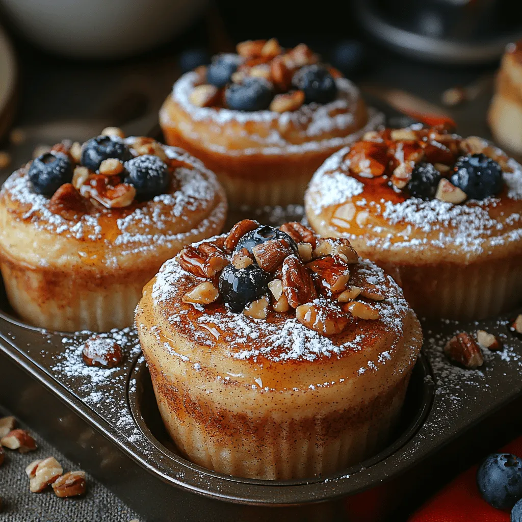If you’re looking for a delightful twist on the classic French toast, then Baked Cinnamon French Toast Muffins are a must-try! These muffins capture all the comforting flavors of traditional French toast while offering a fun, portable format that's perfect for busy mornings or casual brunch gatherings. Imagine the warm aroma of cinnamon and sugar wafting through your kitchen as you bake these delicious treats. Not only are they a breeze to make, but they also provide an excellent opportunity to use up any stale bread you might have lying around.