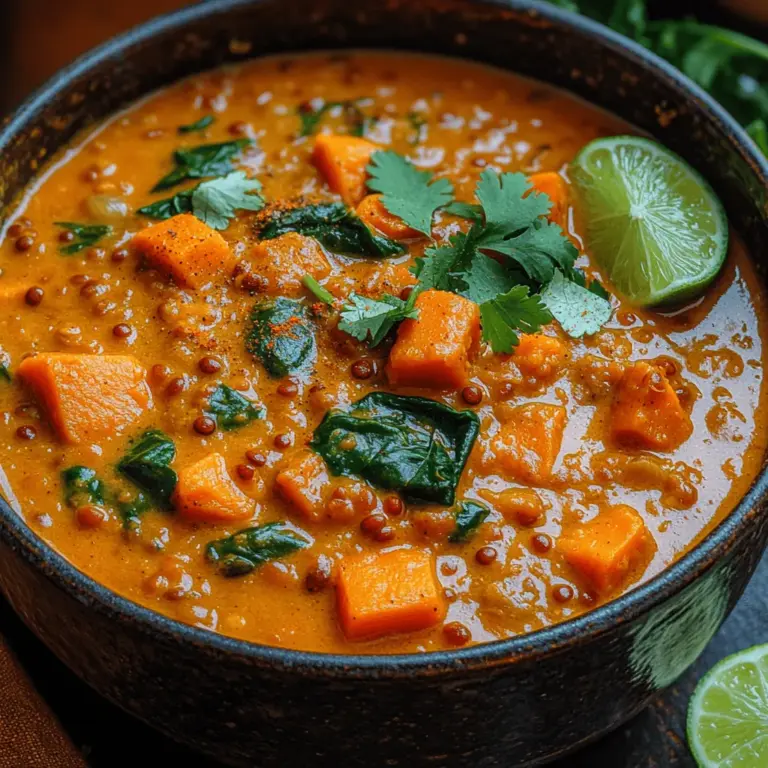 A successful curry relies on a balance of wholesome ingredients that work harmoniously together. Let’s take a closer look at the star players in this Savory Sweet Potato Lentil Curry.