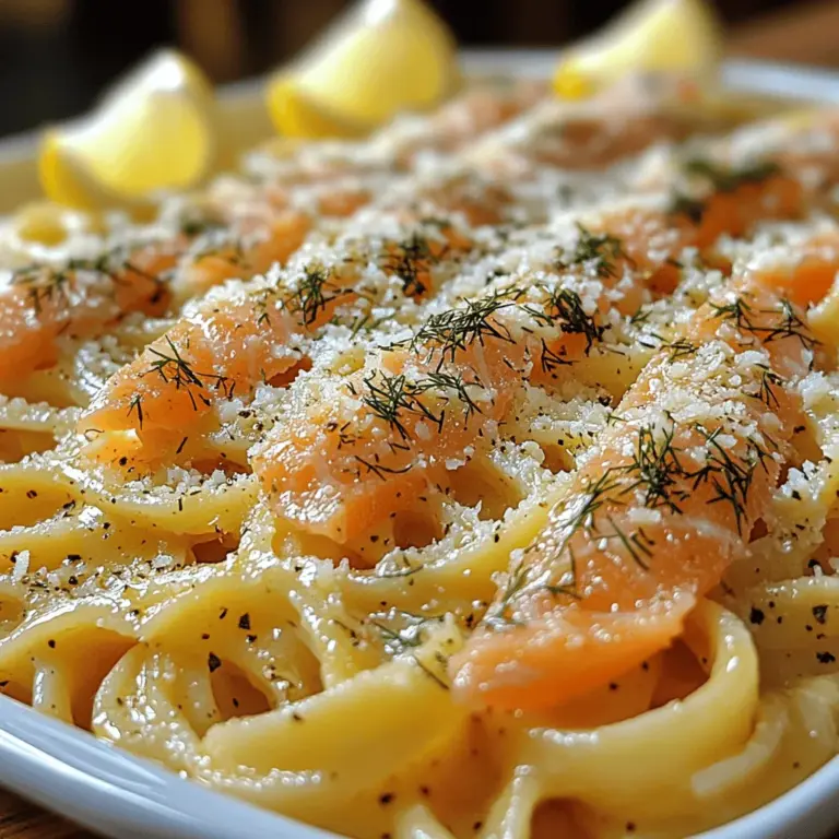 Are you looking for a dish that perfectly marries fresh, vibrant flavors with a touch of luxury? Look no further than the Smoked Salmon and Dill Pasta Delight. This dish is a culinary masterpiece that showcases the delicate, savory notes of smoked salmon intertwined with the fragrant herbaceousness of dill, all enveloped in a creamy sauce. The result is a delectable and satisfying meal that appeals to both the everyday diner and the gourmet enthusiast alike.