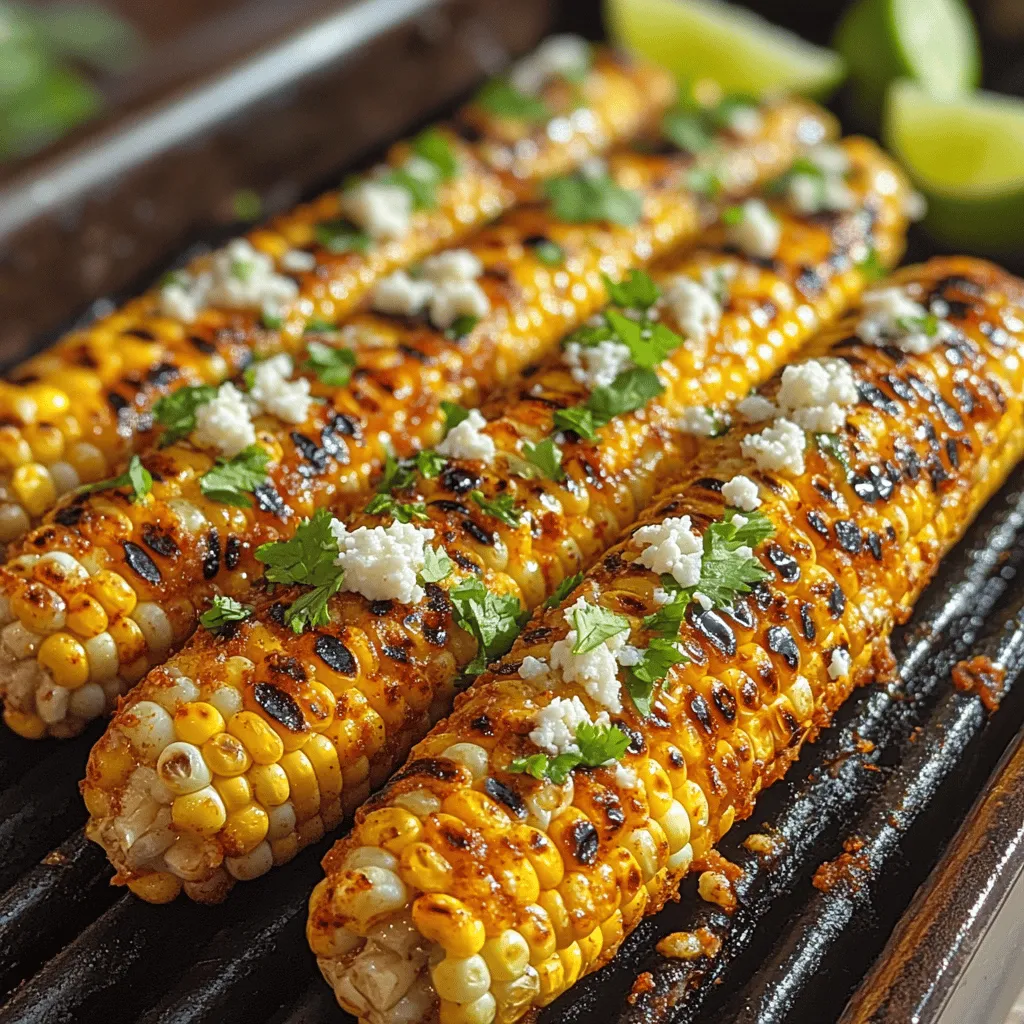 To create the best Chipotle Lime Grilled Corn, it's crucial to understand the role each ingredient plays in the dish. Here’s a breakdown of the key components: