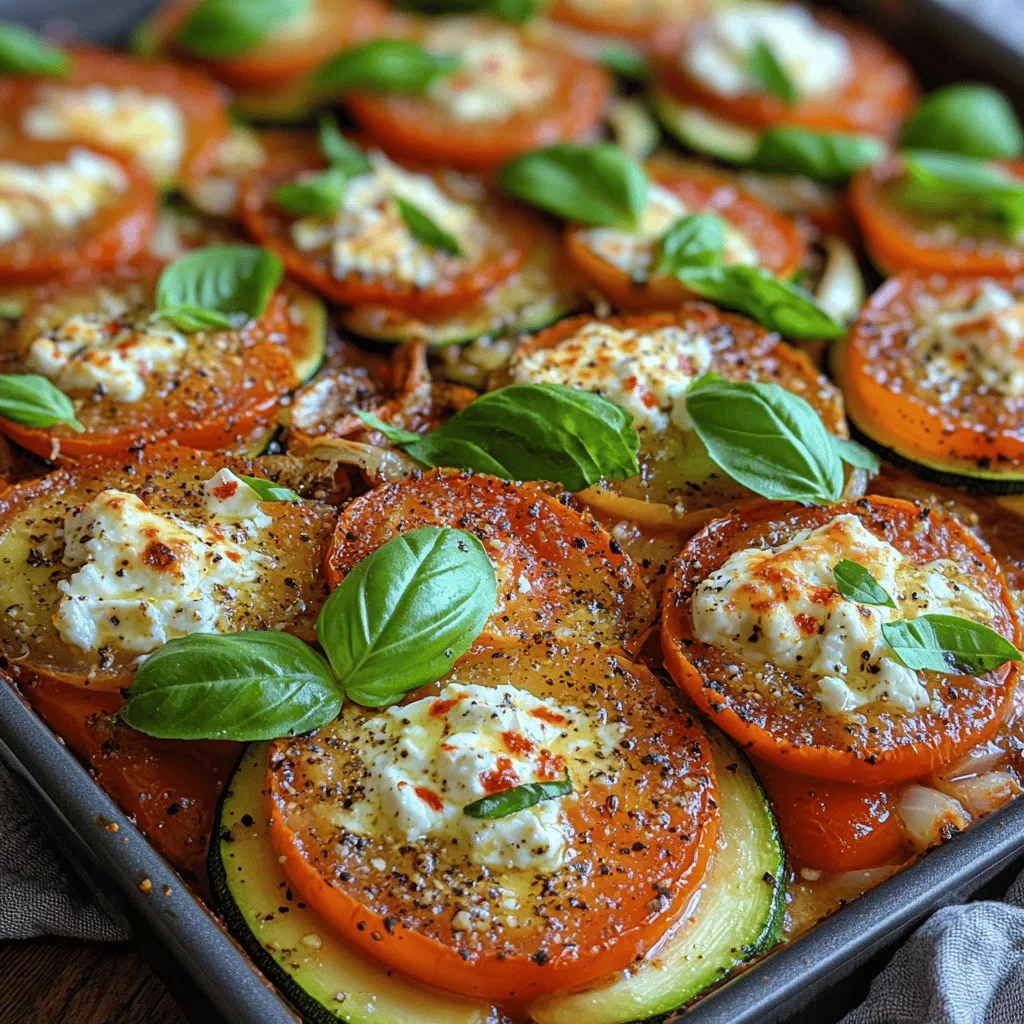 If you're looking for a vibrant and delicious dish that celebrates the flavors of summer, look no further than the Zesty Zucchini Tomato Feta Bake. This dish is a beautiful medley of fresh vegetables, tangy feta cheese, and aromatic herbs, making it a delightful addition to any meal. Whether you're preparing a family dinner, hosting a gathering, or simply seeking a nutritious option for meal prep, this bake is sure to impress.