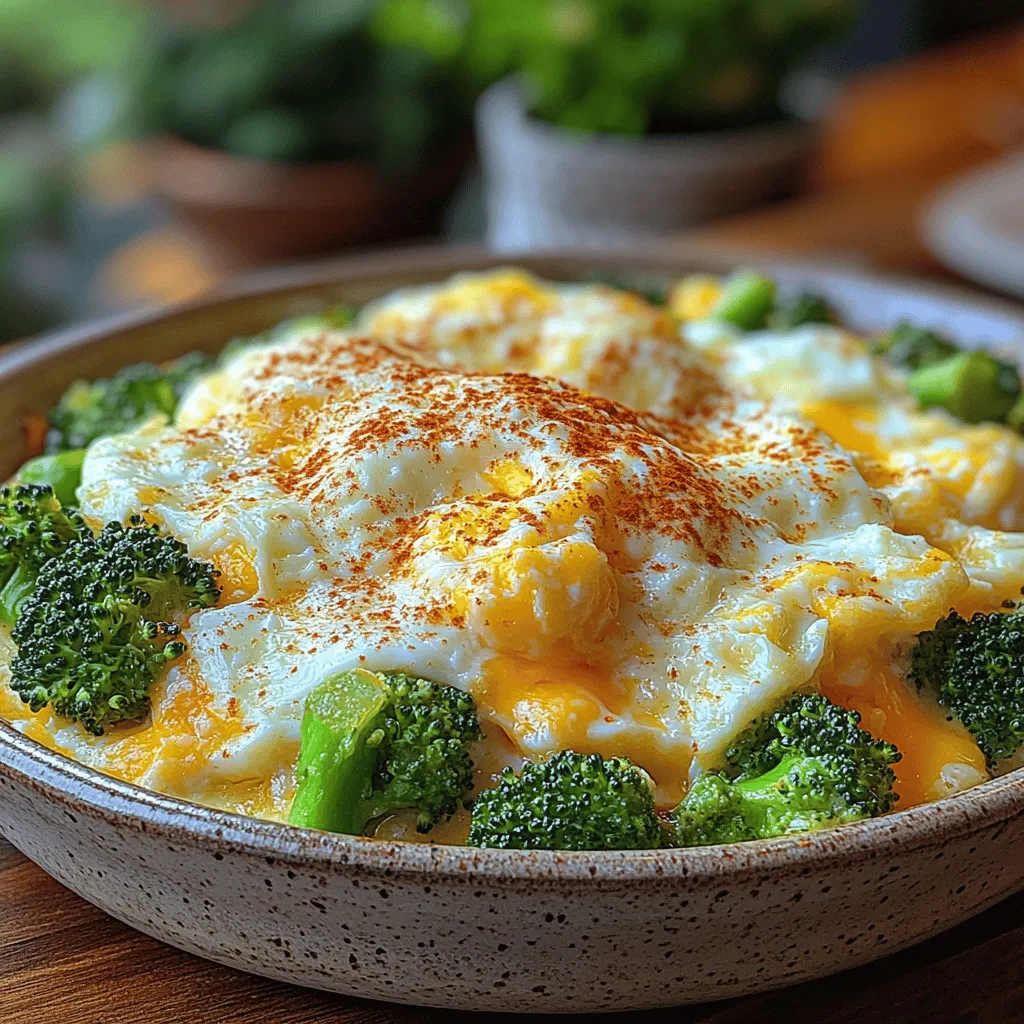 At the heart of the Cheesy Broccoli Egg Bake is the star ingredient: broccoli. This vibrant green vegetable is not only known for its appealing crunch but also for its impressive nutritional profile. Broccoli is rich in vitamins C and K, fiber, and various antioxidants, making it an excellent addition to any meal. Incorporating broccoli into your diet can support immune function, promote digestion, and contribute to overall well-being.