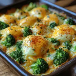 At the heart of the Cheesy Broccoli Egg Bake is the star ingredient: broccoli. This vibrant green vegetable is not only known for its appealing crunch but also for its impressive nutritional profile. Broccoli is rich in vitamins C and K, fiber, and various antioxidants, making it an excellent addition to any meal. Incorporating broccoli into your diet can support immune function, promote digestion, and contribute to overall well-being.