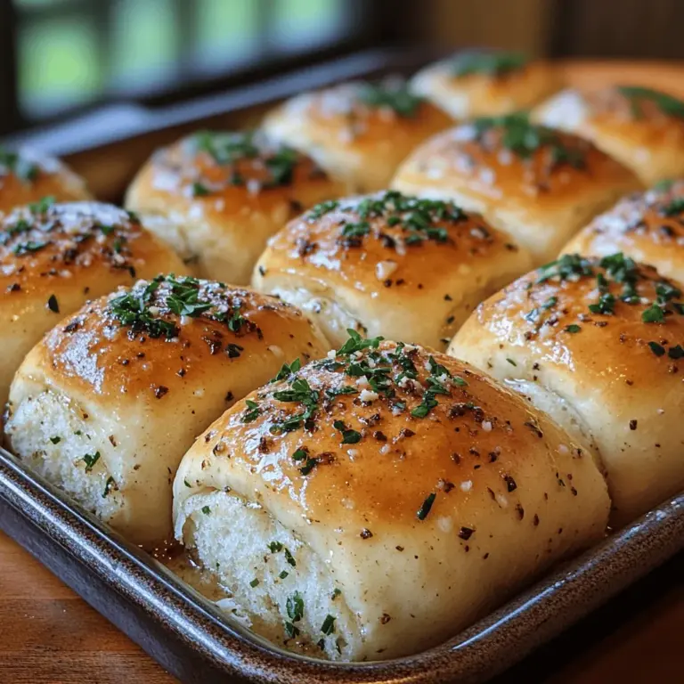 There's something undeniably comforting about the smell of freshly baked bread wafting through your home. Among the various bread recipes, *Heavenly Buttery Garlic Herb Rolls* stand out as a delightful addition to any meal. These rolls are not only a feast for your taste buds but also an impressive centerpiece that can elevate even the simplest of dishes. Imagine breaking open a warm, fluffy roll, revealing a buttery interior infused with aromatic garlic and fresh herbs. It's a culinary experience that can turn an ordinary dinner into an extraordinary one.