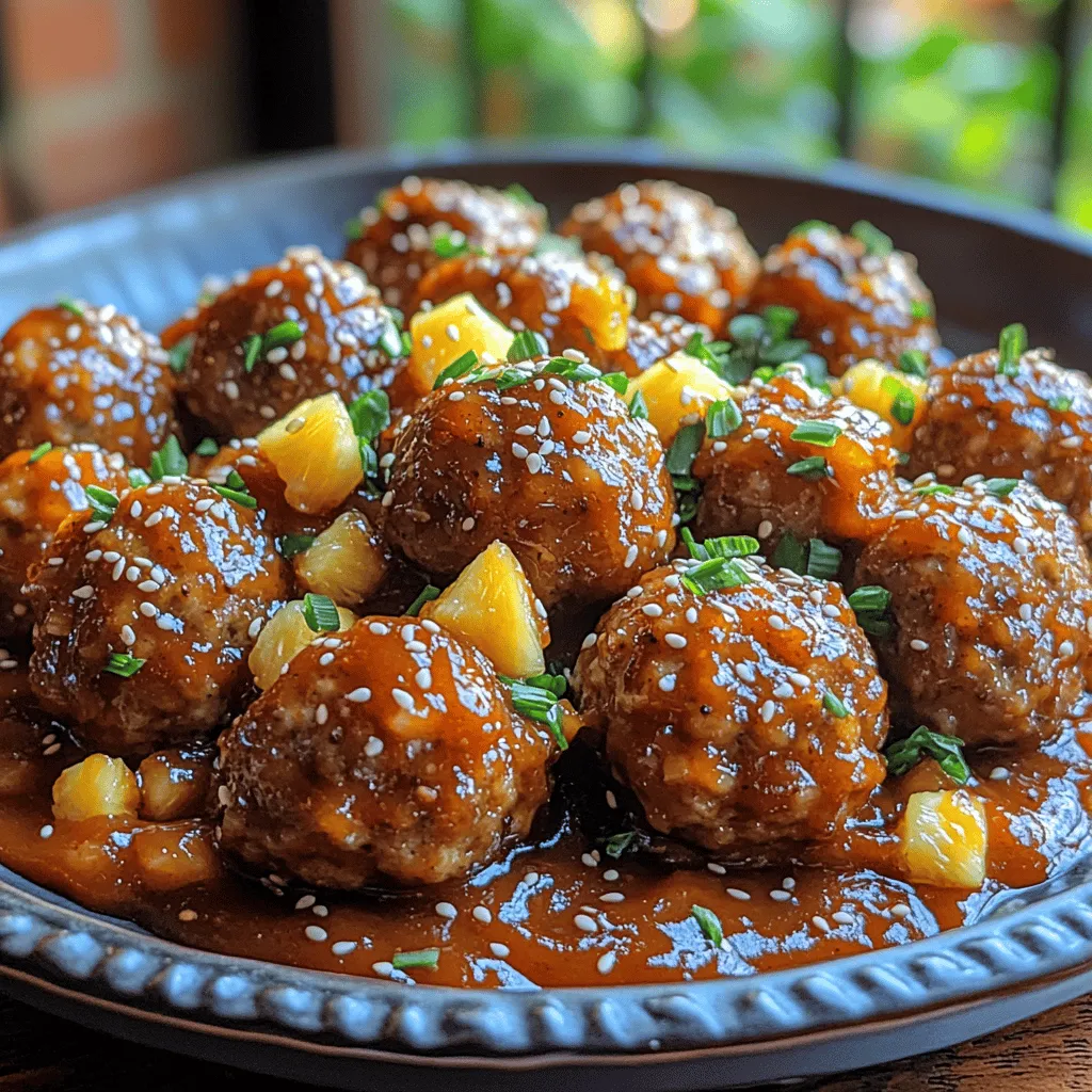 To truly appreciate the Tropical Tango Pineapple BBQ Meatballs, it’s essential to understand the key ingredients that contribute to their vibrant flavors and textures. This recipe is a harmonious blend of various components, each playing a vital role in the final dish.
