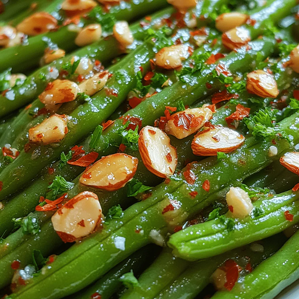 Crunchy Green Beans Delight with Almonds is a vibrant and healthy side dish that brings a delightful combination of flavors and textures to your dining table. Whether you are preparing a family meal, hosting a dinner party, or looking for a quick weeknight side, this recipe is sure to impress. The star of this dish, fresh green beans, pairs beautifully with the rich, nutty flavor of almonds, creating a harmonious balance that elevates your meal.