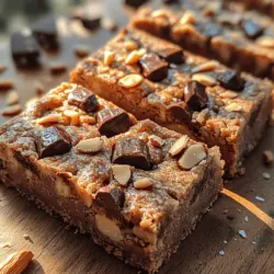 In the quest for healthier dessert alternatives, many are turning to wholesome ingredients that satisfy both the sweet tooth and the desire for nutritious snacks. Among these delightful options, Chocolate Chip Almond Butter Bliss Bars stand out as a prime choice for anyone looking to indulge without the guilt. These bars are not just a treat; they encapsulate the perfect balance of flavors and textures that appeal to health-conscious individuals and dessert lovers alike.