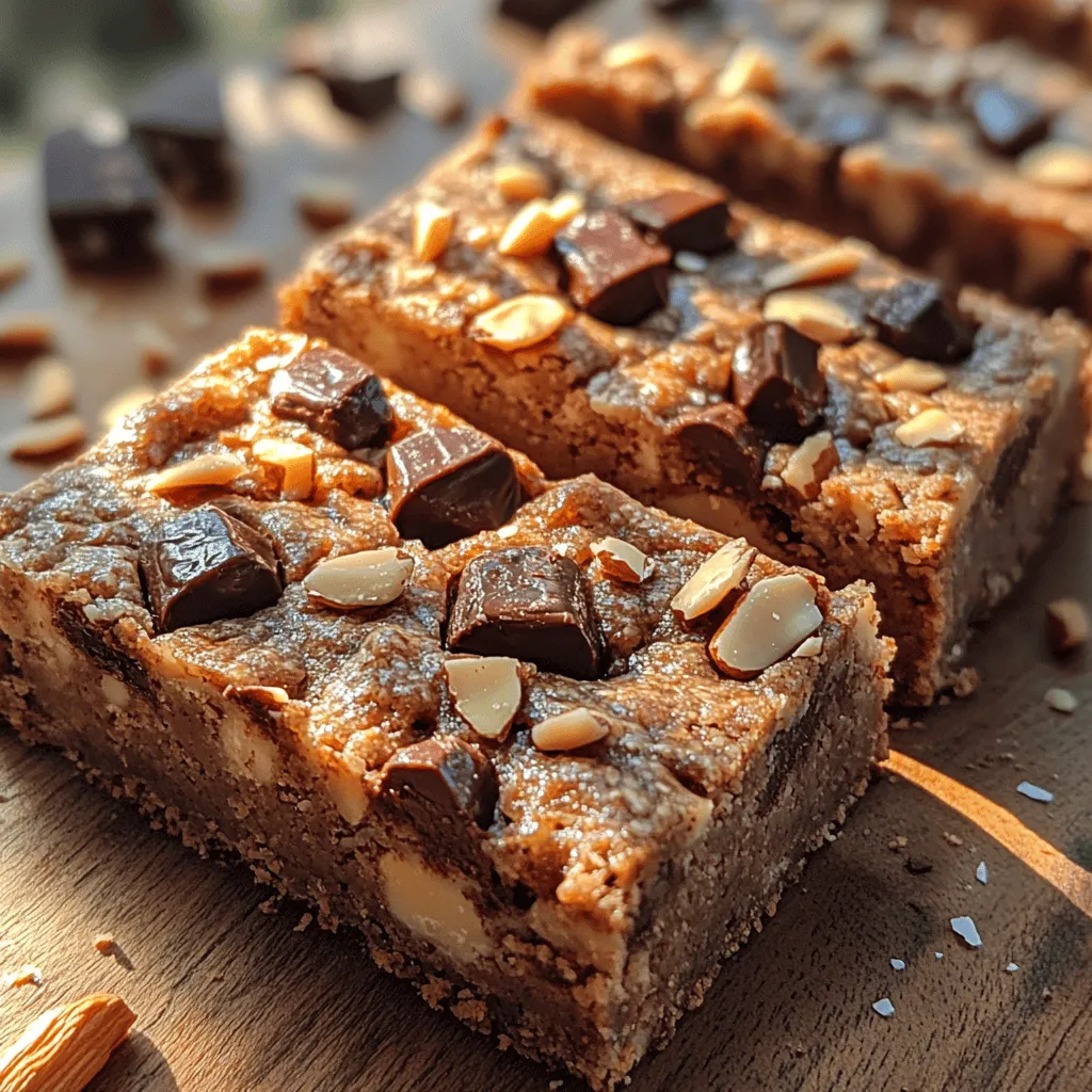 In the quest for healthier dessert alternatives, many are turning to wholesome ingredients that satisfy both the sweet tooth and the desire for nutritious snacks. Among these delightful options, Chocolate Chip Almond Butter Bliss Bars stand out as a prime choice for anyone looking to indulge without the guilt. These bars are not just a treat; they encapsulate the perfect balance of flavors and textures that appeal to health-conscious individuals and dessert lovers alike.