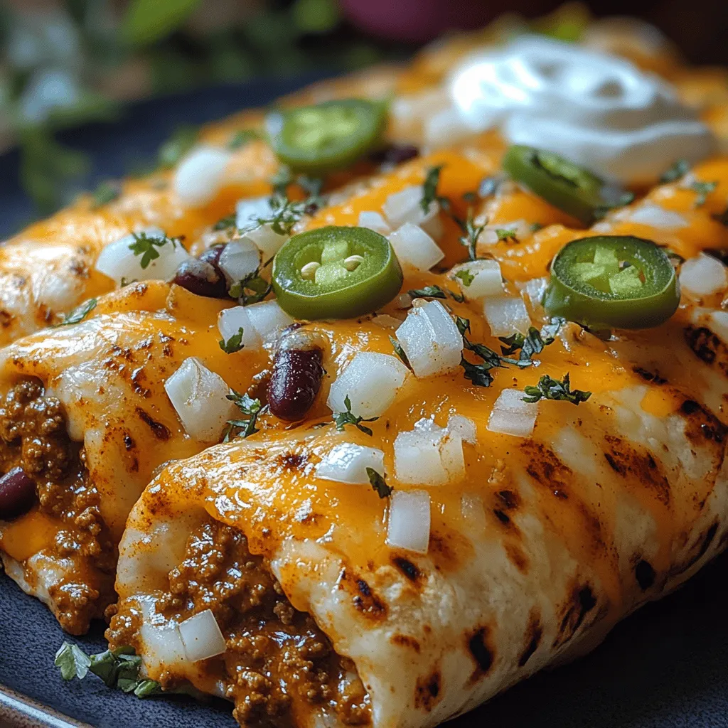 The Taco Bell Copycat Chili Cheese Burrito is a delicious and satisfying dish that brings the beloved flavors of a fast-food favorite right into your kitchen. This recipe captures the essence of Taco Bell's iconic burrito, featuring rich chili and gooey cheese wrapped in a soft tortilla. For many, the chili cheese burrito is more than just a meal; it’s a nostalgic experience that harks back to late-night cravings and quick lunches. Whether you’re a long-time fan or a newcomer intrigued by its allure, this recipe promises to deliver the same comforting flavors that have made it a staple in fast-food culture.