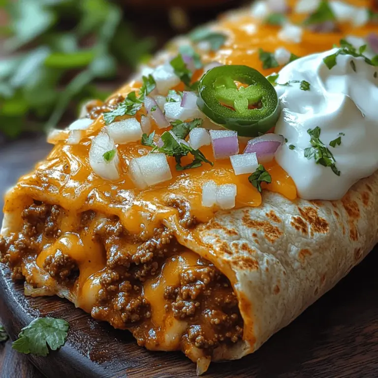 The Taco Bell Copycat Chili Cheese Burrito is a delicious and satisfying dish that brings the beloved flavors of a fast-food favorite right into your kitchen. This recipe captures the essence of Taco Bell's iconic burrito, featuring rich chili and gooey cheese wrapped in a soft tortilla. For many, the chili cheese burrito is more than just a meal; it’s a nostalgic experience that harks back to late-night cravings and quick lunches. Whether you’re a long-time fan or a newcomer intrigued by its allure, this recipe promises to deliver the same comforting flavors that have made it a staple in fast-food culture.