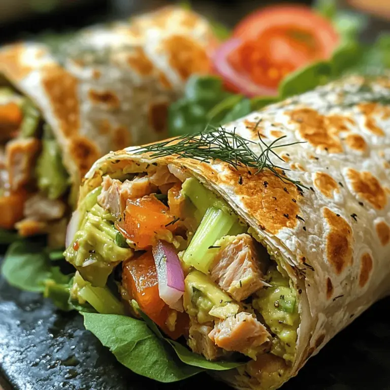 The success of any recipe lies in the quality and selection of its ingredients. In the case of Creamy Avocado Tuna Wraps, each component plays a vital role in creating a harmonious blend of flavors and textures. Let's take a closer look at the key ingredients that make this dish not only delicious but also nutritious.