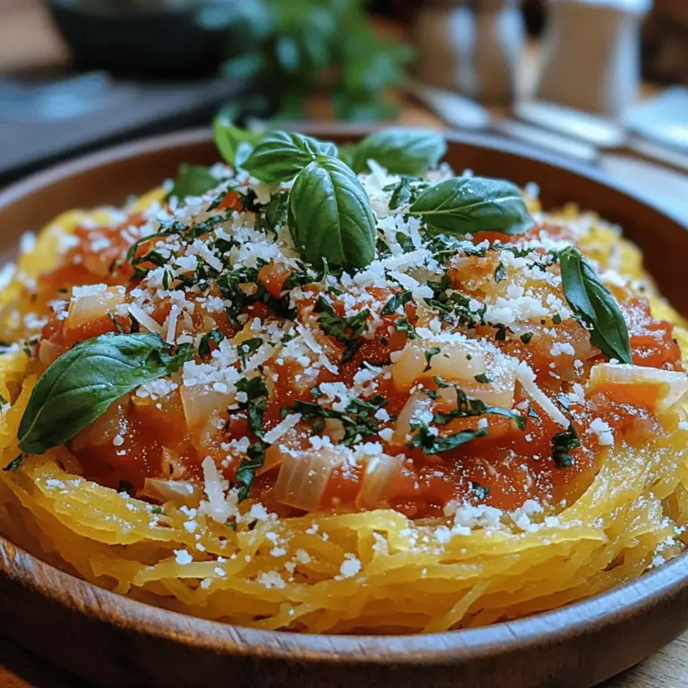In recent years, the culinary world has witnessed a remarkable shift towards healthier eating habits, with a growing emphasis on low-carb alternatives to traditional pasta. As more people seek nutritious options that fit their dietary preferences, spaghetti squash has emerged as a star player in the quest for satisfying, yet health-conscious meals. This vibrant vegetable offers a delightful twist on classic spaghetti, not only providing a low-calorie substitute but also delivering a unique texture that pairs beautifully with an array of sauces.