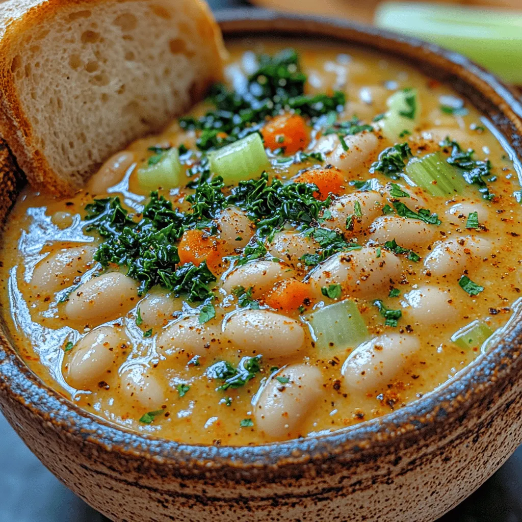 As the seasons change and the chill of winter sets in, there's nothing quite as comforting as a warm bowl of soup. Hearty soups not only provide warmth but also offer a plethora of health benefits, making them an ideal choice for nourishing your body during the colder months. Among the myriad of soup options available, Creamy White Bean and Kale Soup stands out as a delightful combination of flavors and textures that promises both comfort and nutrition.