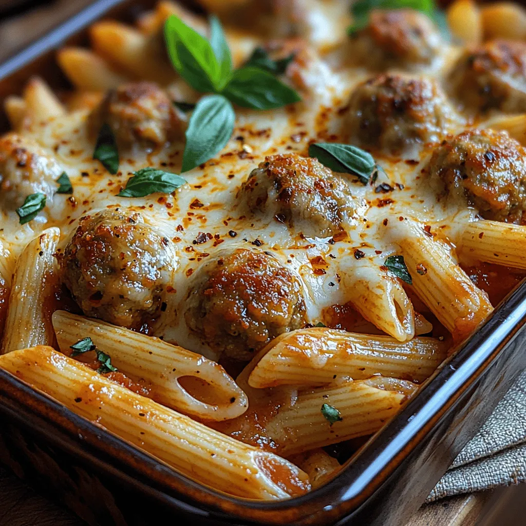 Explore the comforting world of Italian cuisine with this Savory Italian Meatball Casserole. This dish is a beloved staple that brings warmth and satisfaction to family dinners and gatherings. Imagine a bubbling casserole dish filled with tender pasta, hearty meatballs, and a rich marinara sauce, all topped with a generous layer of gooey cheese. In just 40 minutes, you can serve a delicious meal that will please even the pickiest eaters. This article will guide you through the recipe, providing insights into the ingredients, preparation methods, and tips for making it your own.
