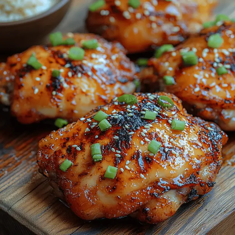 If you're in search of a dish that tantalizes your taste buds while being straightforward to prepare, look no further than Sriracha Honey Glazed Chicken. This delightful recipe marries the fiery kick of Sriracha with the natural sweetness of honey, creating an irresistible glaze that coats succulent chicken thighs. The combination of sweet, spicy, and savory elements makes this dish a standout, appealing to both casual home cooks and seasoned culinary enthusiasts alike. Whether you're hosting a gathering or simply craving a hearty meal, Sriracha Honey Glazed Chicken offers both flavor and satisfaction.