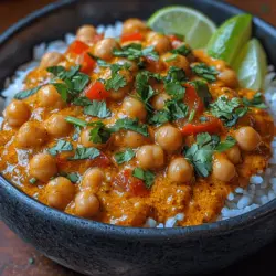 Thai Coconut Chickpeas Delight: A Flavorful Journey