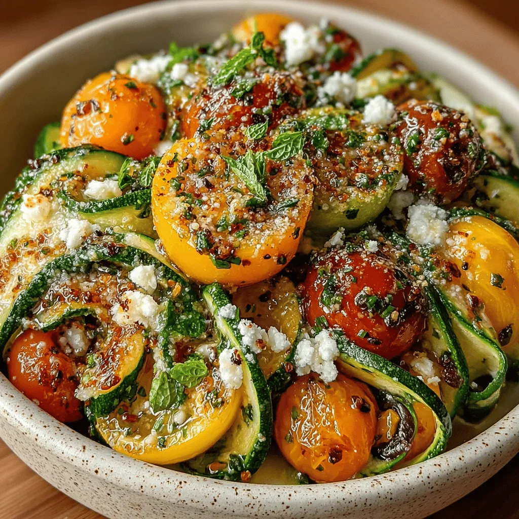 When it comes to light and refreshing dishes, Zucchini Ribbons with Citrus Mint Dressing stands out as a vibrant and appealing option. This recipe not only showcases the versatile nature of zucchini and yellow squash but also highlights the interplay of fresh ingredients that come together to create a delightful culinary experience. With its bright flavors and colorful presentation, this dish is perfect for those seeking a healthy meal or a lively side that can complement a variety of main courses.