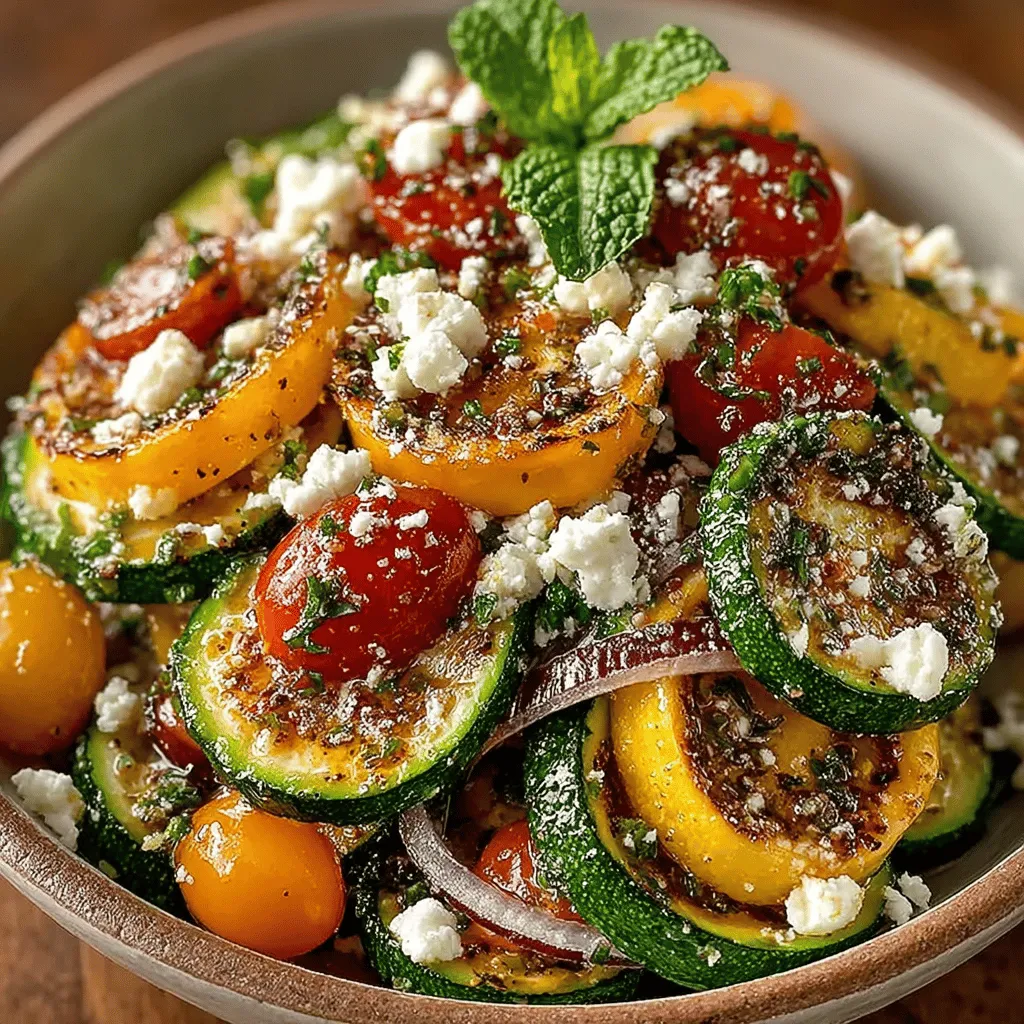 When it comes to light and refreshing dishes, Zucchini Ribbons with Citrus Mint Dressing stands out as a vibrant and appealing option. This recipe not only showcases the versatile nature of zucchini and yellow squash but also highlights the interplay of fresh ingredients that come together to create a delightful culinary experience. With its bright flavors and colorful presentation, this dish is perfect for those seeking a healthy meal or a lively side that can complement a variety of main courses.