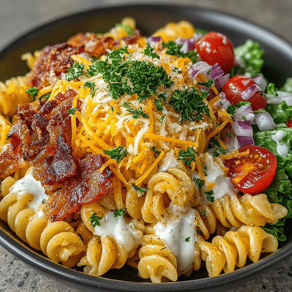 In the realm of summer salads, few dishes can compare to the delightful combination of fresh ingredients and savory flavors found in the Bacon-Love BLT Pasta Salad with Ranch. This recipe captures the essence of a classic BLT sandwich and transforms it into a hearty pasta salad that is perfect for barbecues, potlucks, or a simple family dinner. The Bacon-Love BLT Pasta Salad brings together a medley of crispy bacon, juicy cherry tomatoes, crunchy romaine lettuce, and a creamy ranch dressing, creating a dish that is as visually appealing as it is delicious.