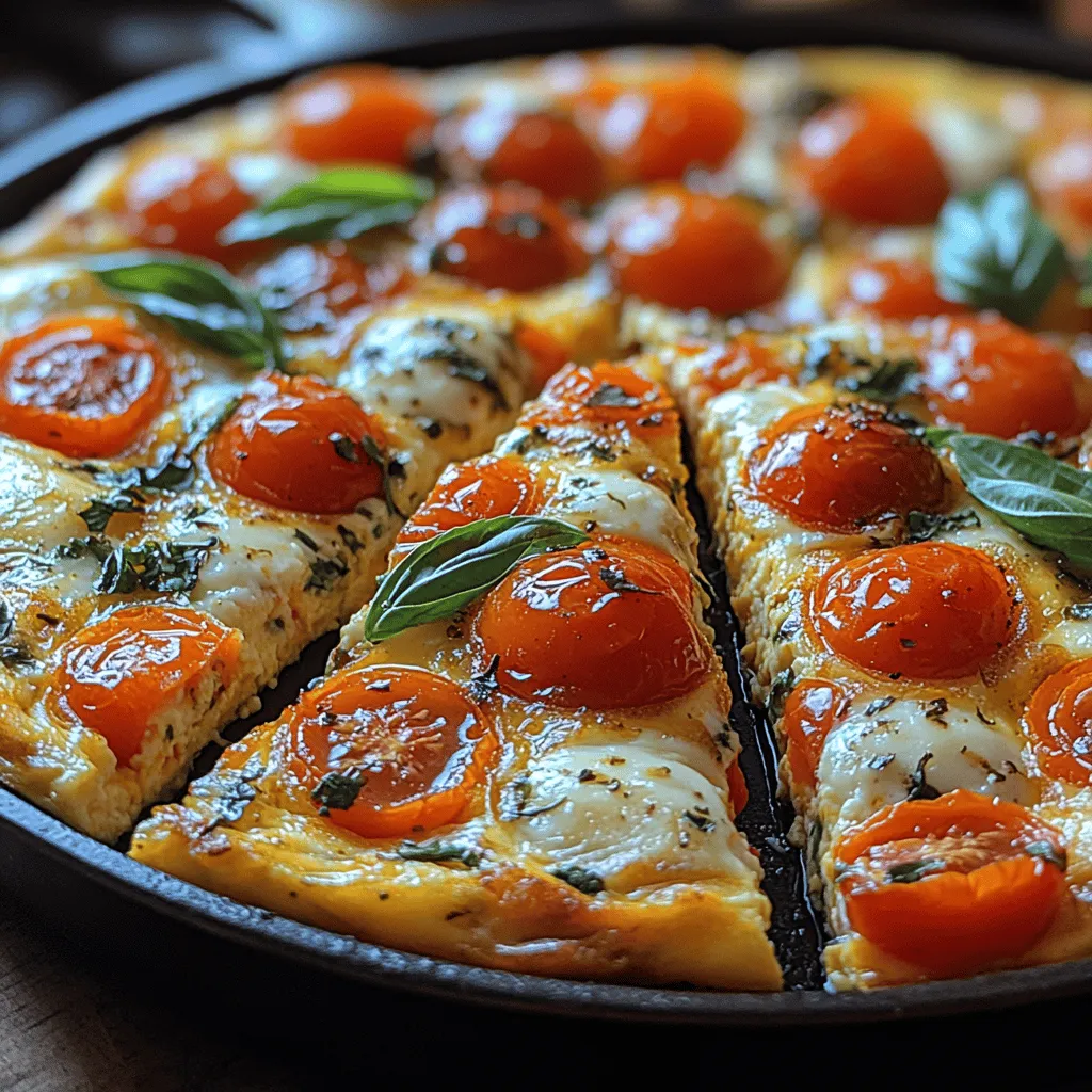 Fresh Tomato Basil Frittata Recipe