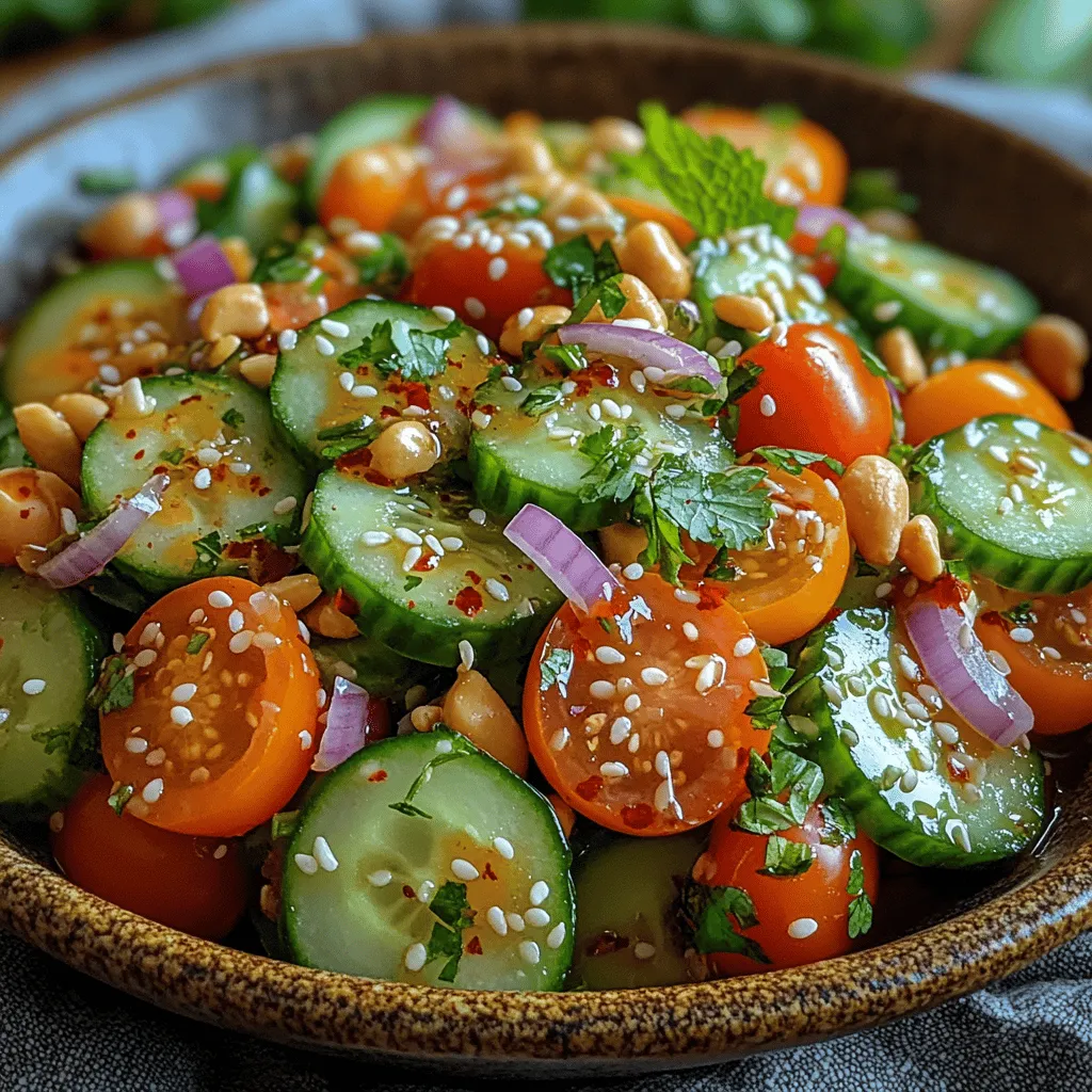 When the heat of summer settles in, there's nothing quite as refreshing as a vibrant salad that tantalizes the taste buds. The Spicy Crunchy Cucumber Salad is a perfect dish that embodies this essence, offering a delightful combination of freshness, crunch, and just the right amount of spice. This salad is more than just a side dish; it’s a celebration of seasonal ingredients that makes every bite a joy.