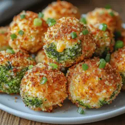 Golden Cheddar Broccoli Bites have emerged as a delightful and nutritious snack option that appeals to both children and adults alike. These bite-sized morsels are not only packed with flavor but also provide an excellent way to sneak in some vegetables into your diet. The combination of fresh broccoli and sharp cheddar cheese creates a harmonious balance of earthy and creamy notes, while the crispy exterior adds a delightful crunch that makes these bites irresistible. Whether you are serving them as an appetizer at a gathering or as a healthy snack for your family, Golden Cheddar Broccoli Bites are sure to be a hit.