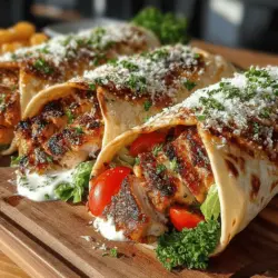 In today's fast-paced world, finding a meal that is both nutritious and easy to prepare can be a daunting task. Enter Grilled Chicken Caesar Wraps—a delightful fusion of flavors and textures that cater to busy lifestyles without sacrificing taste or health. This dish not only embodies the classic Caesar salad but elevates it into a portable wrap, making it ideal for quick lunches, picnics, or light dinners. The combination of tender grilled chicken, crisp romaine lettuce, juicy cherry tomatoes, and zesty Caesar dressing, all enveloped in a whole wheat tortilla, promises a satisfying meal that pleases the palate.
