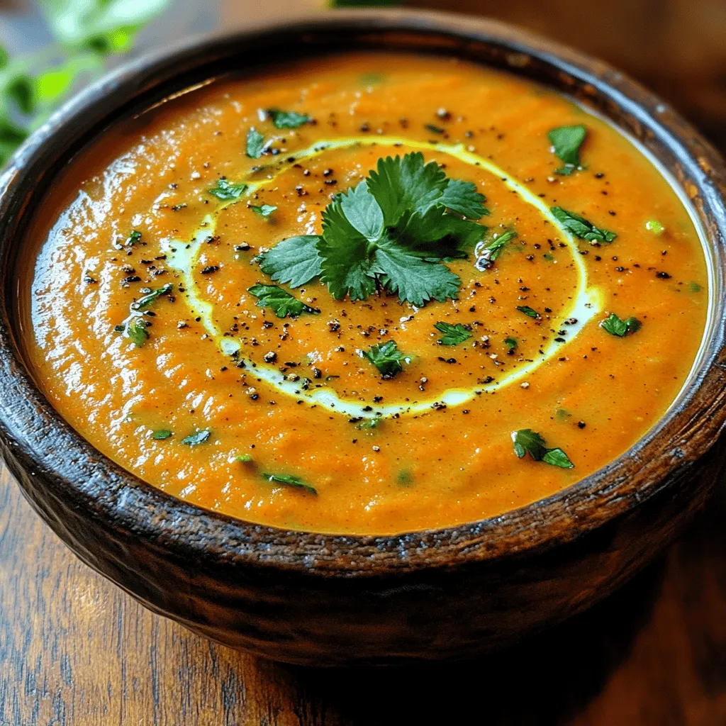 As the seasons change and temperatures dip, there's nothing quite like a bowl of warm soup to soothe the soul. The Creamy Carrot Ginger Bliss Soup is a perfect embodiment of comfort, offering a rich, velvety texture combined with the bright, zesty flavors of ginger and the natural sweetness of carrots. This soup isn’t just delicious; it’s also packed with nutrients, making it an excellent choice for a healthy meal any time of the year.