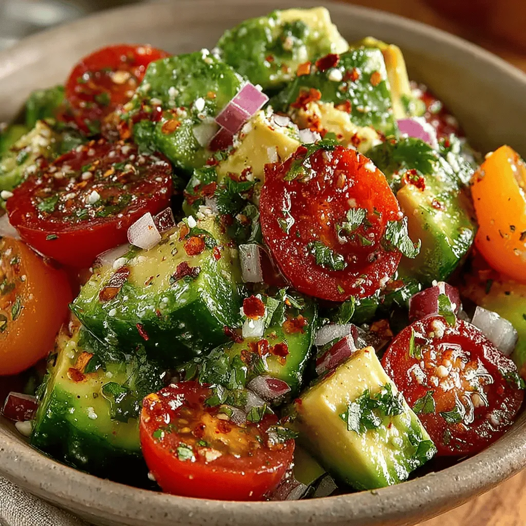 In recent years, the trend of healthy eating has gained significant traction as more people become aware of the benefits of nourishing their bodies with fresh, whole ingredients. As a result, there is an increasing demand for recipes that not only tantalize the taste buds but also provide essential nutrients. One such delightful dish is the "Refreshing Cucumber Avocado Delight," a vibrant salad that embodies the essence of summer. This dish is perfect for warm weather gatherings, light lunches, or simply as a refreshing side that complements any meal.