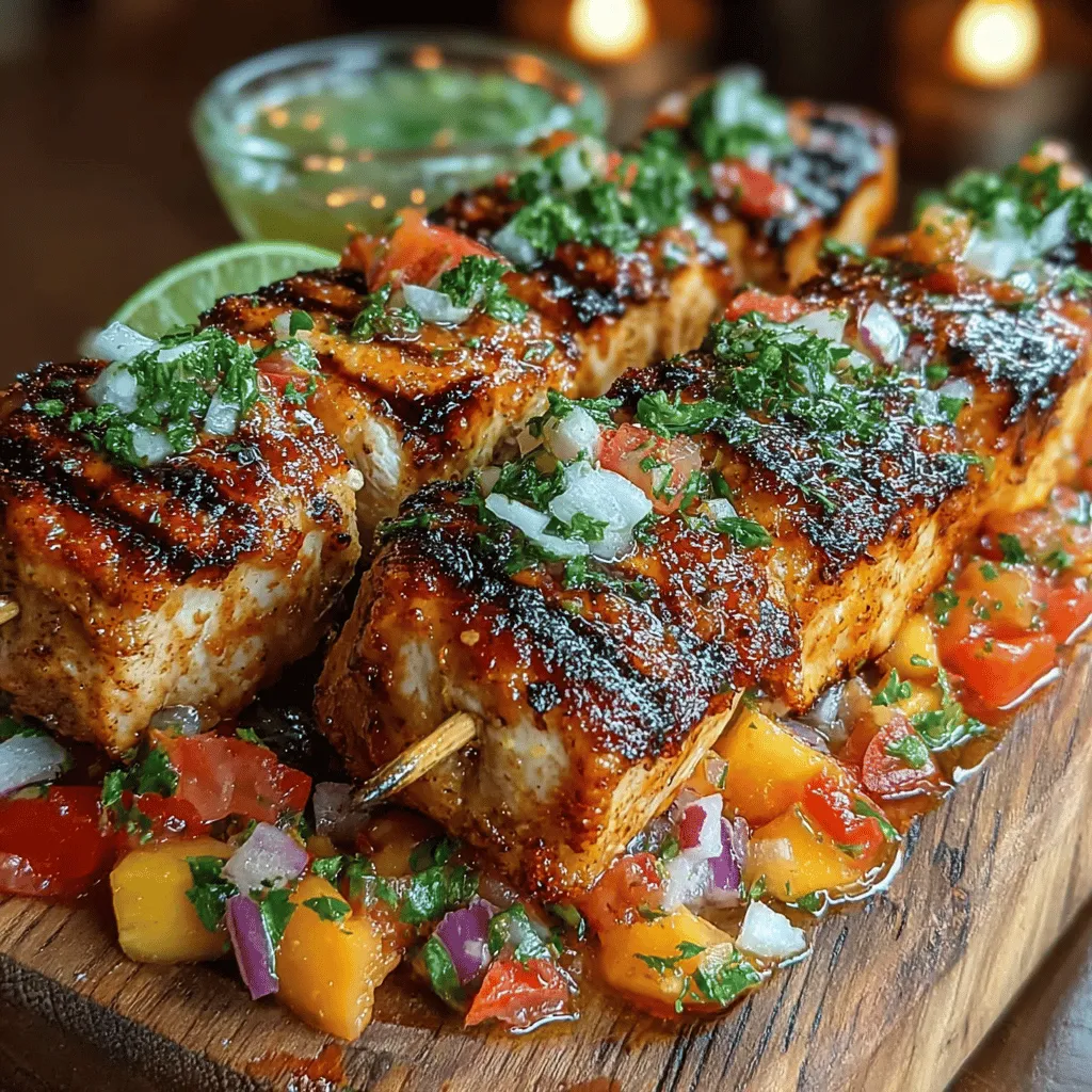 When it comes to grilling, few dishes capture the essence of summer quite like Sizzling Turkey Skewers with Sweet Peach Salsa. This delightful recipe combines the lean, savory goodness of turkey with the vibrant, sweet flavors of fresh peaches, creating a dish that is not only visually appealing but also bursting with flavor. Whether you're planning a family dinner, hosting a barbecue, or seeking a meal prep solution, these turkey skewers serve as a versatile option that caters to various palates and occasions.