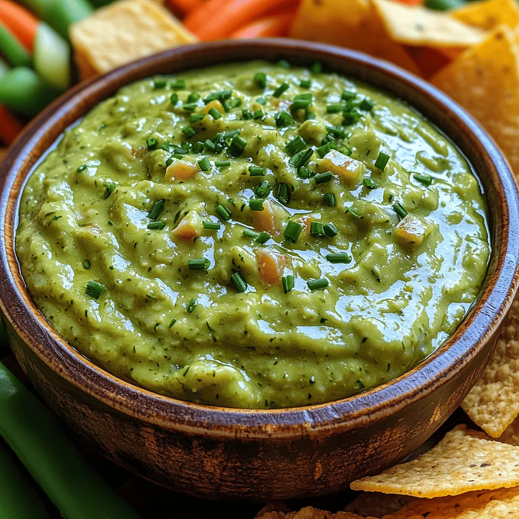 In the realm of appetizers and snacks, few dishes can rival the allure of a well-crafted dip. One such standout is the Creamy Avocado Ranch Dip, a blend of luscious avocado, zesty ranch seasonings, and a creamy base that has captured the hearts—and taste buds—of food enthusiasts everywhere. This dip is not only a delicious addition to your next gathering but also a versatile companion to a variety of dishes. Whether you're hosting a summer barbecue, a cozy movie night, or a festive holiday party, this dip brings a fresh and flavorful twist that elevates any occasion.