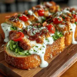 When it comes to comfort food, few dishes can rival the popularity of chicken melts. These scrumptious sandwiches are not only satisfying but also incredibly versatile, offering a canvas for a myriad of flavors and ingredients. Whether enjoyed as a quick lunch or a hearty dinner, chicken melts cater to a wide range of tastes and preferences. Today, we’re putting a delightful spin on this classic favorite with our Crunchy Caesar Chicken Melts. This recipe marries the flavors of the beloved Caesar salad with the comforting essence of warm, melted cheese and crispy bread, creating a savory treat that's sure to please anyone at the table.