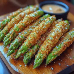 In the quest for healthy yet satisfying snacks, Crunchy Parmesan Asparagus Fries emerge as a delicious solution. This innovative recipe transforms fresh asparagus into a crispy, savory treat that rivals traditional French fries. With their unique flavor and texture, asparagus fries are not only a delightful appetizer or side dish but also a fantastic way to incorporate more vegetables into your diet. The best part? These fries are incredibly easy to make, allowing you to whip up a nutritious snack in no time.