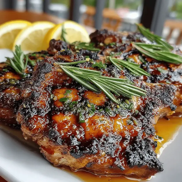 When it comes to grilling, few dishes can rival the succulent charm of pork chops. Among the myriad of recipes out there, Savory Maple Dijon Grilled Pork Chops stand out as a perfect marriage of savory and sweet flavors that tantalize the taste buds and make for an unforgettable meal. This recipe not only highlights the rich and juicy character of the pork but also introduces a delightful twist with the combination of maple syrup and Dijon mustard. The resulting dish is a perfect balance of flavor that is sure to impress your family and friends, making it ideal for casual weeknight dinners, weekend barbecues, or even special occasions.