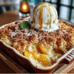 Welcome to the sweet and comforting world of desserts, where flavors come together to create unforgettable experiences. Among these delightful creations, the Heavenly Peach Cobbler Delight stands out as a timeless classic. This dessert combines the lusciousness of fresh, ripe peaches with a tender, buttery crust, resulting in a warm and inviting treat that is perfect for any occasion. Whether you are hosting a family gathering, celebrating a special milestone, or simply indulging in a cozy night at home, this recipe promises to satisfy your sweet tooth and leave everyone wanting more.