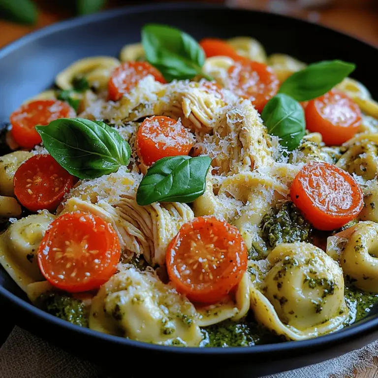 When it comes to comfort food, few dishes can rival the allure of creamy pasta. The rich, indulgent textures and flavors provide a welcome respite from the hustle and bustle of daily life. One such dish that embodies this charm is Creamy Pesto Chicken Tortellini. This recipe artfully combines the velvety goodness of a creamy sauce with the fresh, aromatic notes of basil pesto, all while incorporating the heartiness of chicken and tender tortellini. Whether you're seeking a quick and satisfying meal for a busy weeknight or a dish that impresses guests at a dinner party, this recipe is sure to deliver.