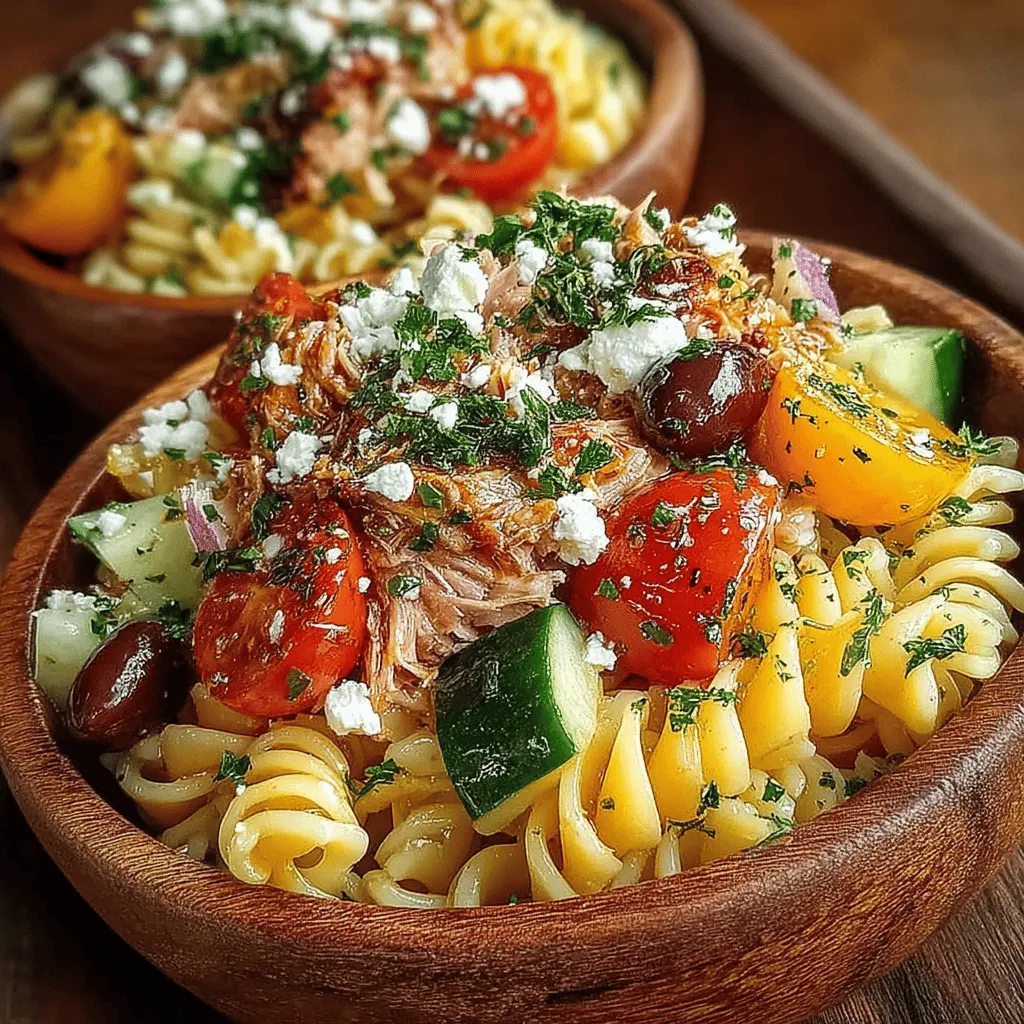 When it comes to quick and nutritious meals, few dishes can rival the Chilly Mediterranean Tuna Pasta Salad. This vibrant medley of flavors and textures not only satisfies your taste buds but also nourishes your body. Perfect for warm summer days or as a light meal any time of the year, this salad combines the wholesome goodness of pasta, protein-packed tuna, and an array of fresh vegetables. Whether you’re packing it for lunch, serving it as a light dinner, or offering it as a side dish at your next gathering, this salad is a versatile option that everyone will enjoy.