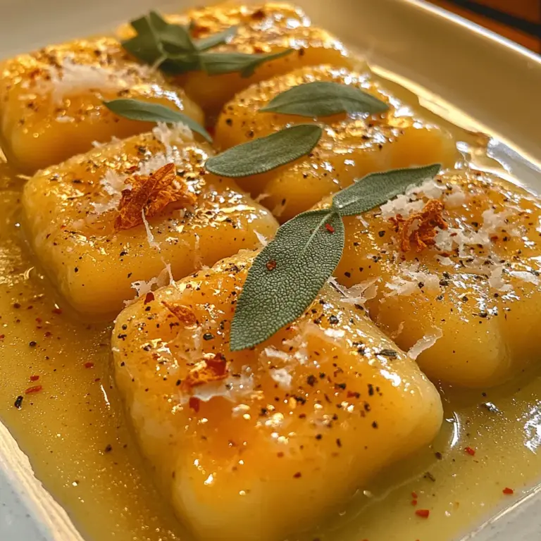 As the leaves turn golden and the air gets crisper, the season of comfort foods arrives, and with it, the delightful aroma of autumn-inspired dishes fills our kitchens. One such dish that encapsulates the essence of fall is Buttery Sage Pumpkin Gnocchi. This recipe draws inspiration from traditional Italian cooking, where gnocchi has been a beloved staple for centuries. The soft, pillowy dumplings made from pumpkin are not only a celebration of seasonal ingredients but also a tribute to the rich culinary traditions that emphasize simplicity and flavor.