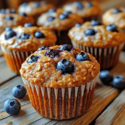 Muffins have long been a beloved staple in kitchens around the world, cherished for their versatility and convenience. Whether enjoyed for breakfast, as a snack, or even dessert, muffins can be customized to suit any palate. Fluffy Blueberry Oatmeal Muffins, in particular, have gained popularity as a wholesome choice that combines delightful taste with nutritional benefits. These muffins not only satisfy sweet cravings but also provide a nourishing boost, making them an excellent option for health-conscious individuals and families.