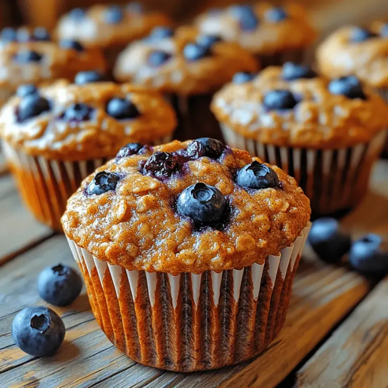 Muffins have long been a beloved staple in kitchens around the world, cherished for their versatility and convenience. Whether enjoyed for breakfast, as a snack, or even dessert, muffins can be customized to suit any palate. Fluffy Blueberry Oatmeal Muffins, in particular, have gained popularity as a wholesome choice that combines delightful taste with nutritional benefits. These muffins not only satisfy sweet cravings but also provide a nourishing boost, making them an excellent option for health-conscious individuals and families.