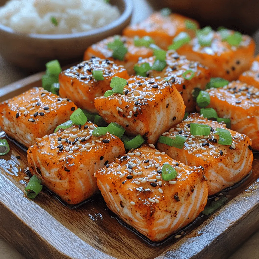 In the world of culinary delights, few dishes can match the irresistible appeal of crispy teriyaki salmon cubes. This recipe showcases the perfect fusion of traditional Japanese flavors and contemporary cooking techniques, resulting in a dish that is as visually stunning as it is delicious. The salmon, with its rich, buttery texture, takes on a delightful crunch thanks to a perfectly fried coating, creating a satisfying contrast that will leave you craving more.