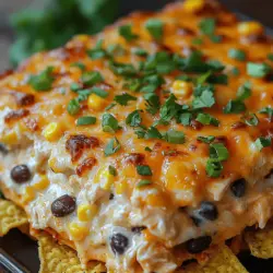 Creamy Chicken Taco Casserole Recipe