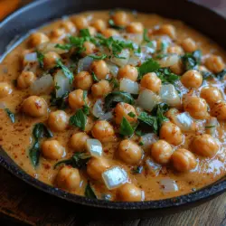 Creamy Garlic Chickpea Skillet: The Ultimate Comfort Dish